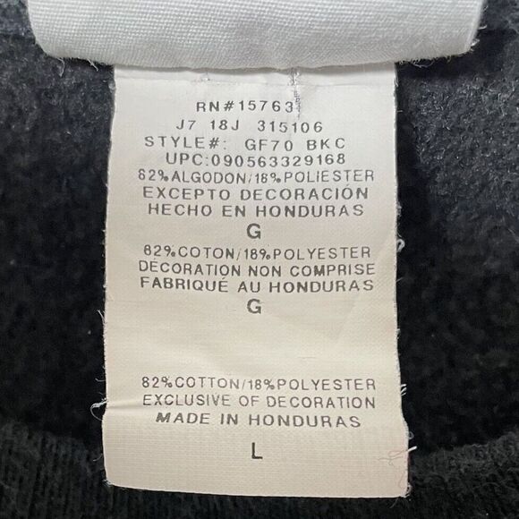 CHAMPION Reverse Weave Sweatshirt Men Large Black Day of the Dead Skull Logo - Picture 8 of 9